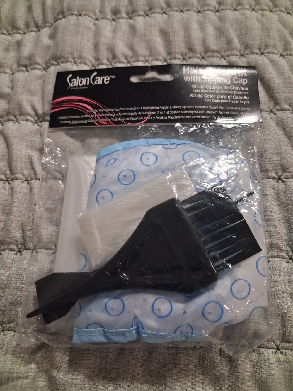 Highlighting Cap & Brush Kit - White with Blue Accents